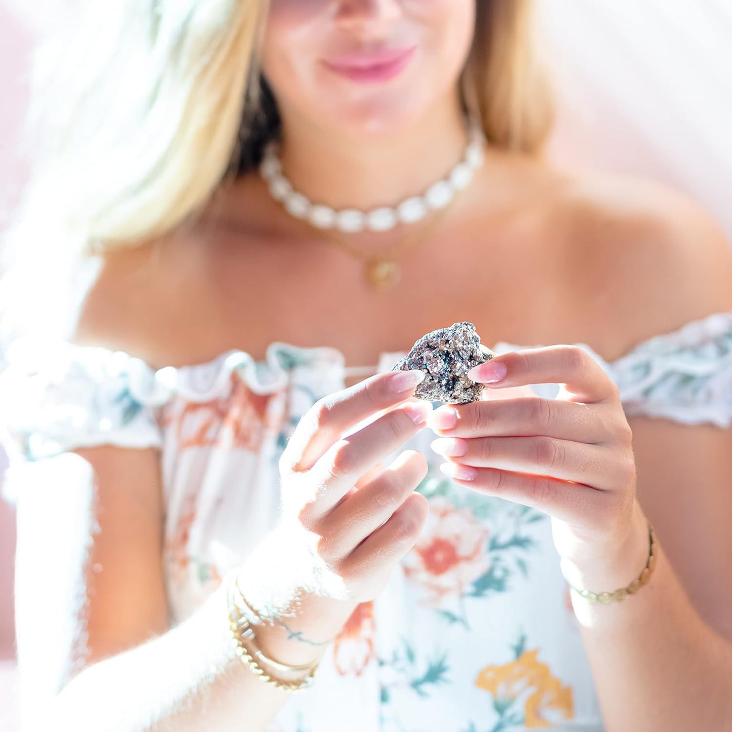 Abundance and Prosperity Healing Crystals, 100% Authentic, Wooden Gift Box + 50Pg EBOOK- Malachite, Pyrite, Citrine, Aventurine, Blue Calcite, Tree Agate, Tiger Eye + Info Guide, Made in USA